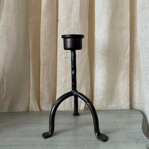 Brutalist modern candle holder candelabra mid century sculpture home decor